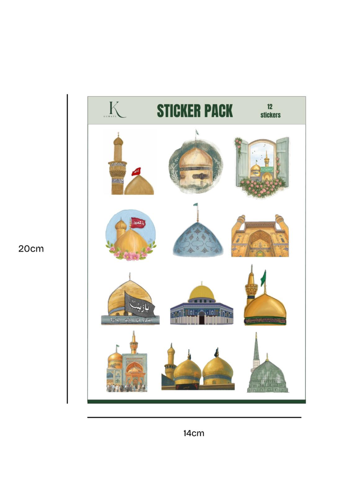 Kumayl Sticker Pack - Dome Edition